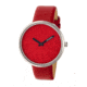 Simplify The 4000 Leather-Band Watch, Red, Standard SIM4003
