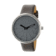 Simplify The 4000 Leather-Band Watch, Grey, Standard SIM4004