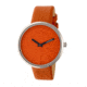 Simplify The 4000 Leather-Band Watch, Orange, Standard SIM4006