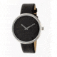Simplify The 4000 Leather-Band Watch, Black, Standard SIM4007