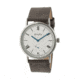 Simplify The 5100 Leather-Band Watch, Silver/Charcoal SIM5103