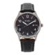 Simplify The 6900 Leather-Band Watch w/ Date, Black, One Size, SIM6904