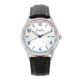 Simplify The 6900 Leather-Band Watch w/ Date, White, One Size, SIM6901
