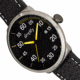 Simplify The 7100 Leather-Band Watch w/Date, Black/Black/Gunmetal, One Size, SIM7105