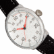 Simplify The 7100 Leather-Band Watch w/Date, Silver/Black, One Size, SIM7101