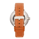 Simplify The 7100 Leather-Band Watch w/Date, Silver/Brown, One Size, SIM7102