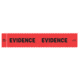 Sirchie - SIRCHMARKâ„¢ Evidence Integrity Strips Red w/ Black "Evidence" 1-3/8" x 7"  100/box