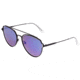 Sixty One Sunglasses Nudge Polarized Sunglasses - Unisex, Black/Blue-Green, One Size, SIXS106BK
