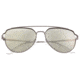 Sixty One Sunglasses Nudge Polarized Sunglasses - Unisex, Gunmetal/Silver, One Size, SIXS106GM
