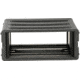 SKB Cases 4U Space Roto Molded Rack, Black, 24 in. X 23 in. X 10 in. 1SKB-R4U