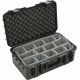 SKB Cases iSeries 2011-8 Waterproof Utility Case w/ padded dividers, Black, 22 1/4 x 14 3/4 x 9 1/2 3i-2011-8B-D