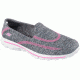 Skechers GoWalk 2 Casual Shoe - Women's-Grey/Hot Pink-Medium-9.5