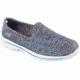 Skechers GoWalk 2 Casual Shoe - Women's-Grey/Turquoise-Medium-11