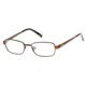 Skechers SE1124 Eyeglass Frames - Matte Dark Brown Frame Color