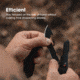SKEETER HAWK Replaceable Blades Pocket Knife, Black/Grey, TRU-FMK-0005