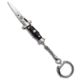 SKM 2.75 Keychain Stiletto, Black Handle, Black/Steel, 2.75 inch, BHQ-51045
