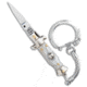 SKM 2.75 Keychain Stiletto, Gray Handle, Gray/Steel, 2.75 inch, BHQ-51051