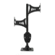 Skull Hooker Trophy Tree Shoulder Pedestal Mount, Black, SKH-STTSM-BLK
