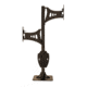Skull Hooker Trophy Tree Shoulder Pedestal Mount, Brown, SKH-STTSM-BRN