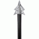 Slick Trick Magnum Broadhead Stainless Steel 100 grain, Silver, Pack of 3, 17STPRO3100M