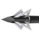 Slick Trick Magnum Broadhead Stainless Steel 125 grain, Silver, Pack of 3, 17STPRO3125M