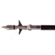 Slick Trick Raptor Trick Stainless Steel Broadhead 100 grain, Silver, Pack of 3, 17STRPTR100