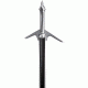 Slick Trick Raptor Trick Stainless Steel Broadhead 100 grain, Silver, Pack of 3, 17STRPTR100