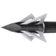 Slick Trick Standard Broadhead Stainless Steel 125 grain, Silver, Pack of 3, 17STPRO3125S