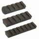 Slide Fire Solutions Assorted Rail Pack Includes One Of Each Size 4 Slot 1.92 Inch/5 Slot 2.15 Inches/7 Slot 2.94 Inches OD Green