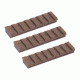 Slide Fire Solutions Rail Pack Includes Three 7 Slot Rail Sections 2.94 Inches Dark Earth
