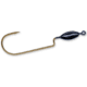 Slider Snagless Weedless Head 2.31in, 1/4 oz, Black, 4/Pack, WSH4