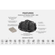 SLNT Waterproof Faraday Duffel, USA Berry Compliant, Black, 40L, SPB-DFL-BER