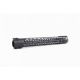 SLR 14.87 inch SOLO Hybrid M-LOK 5.56 Handguard, Black, SOLO14.87ML-HYB