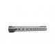 SLR 15.5 inch HELIX M-LOK 5.56 Handguard, Black, HELIX15.5ML