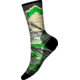 Smartwool Bike Zero Cushion Wolf Print Crew Socks, Natural, Medium, SW0019681001-M