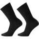 Smartwool Cable II Crew Sock, 2 Pack - Womens, Black, Large, SW000670001-BLACKL