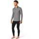 Smartwool Merino 1/4 Zip 150 Baselayer - Men's, Small, Light Gray Heather, SW000752545S