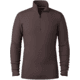 Smartwool Classic Thermal Merino Base Layer 1/4 Zip - Mens, Mink Heather, Extra Large, SW002821P8510XL000