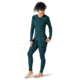 Smartwool Classic Thermal Merino Base Layer Crew - Womens, G75 Twilight Blue Heather, Medium, SW016369G75M