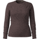 Smartwool Classic Thermal Merino Base Layer Crew - Womens, Mink Heather, Large, SW016369P85100L000