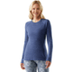 Smartwool Classic Thermal Merino Base Layer Crew - Womens, Nightfall Blue Heather, Medium, SW016369P44100M000