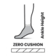 Smartwool Cycle Zero Cushion Ankle Socks - Mens, Masala, Large, SW001720D42L
