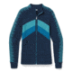 Smartwool Dacono Ski Full Zip Sweater - Womens, Alpine Blue Heather, Extra Large, SW016389B26-XL