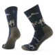 Smartwool Everyday Horns Clash Crew Socks, Deep Navy, Medium, SW002679092100M000