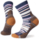 Smartwool Hike Light Cushion Stitch Stripe Mid Crew Socks - Womens, Deep Navy, Small, SW0015770921-S