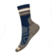 Smartwool Hike Light Cushion Striped Mid Crew Socks, Deep Navy, Extra Large, SW0016090921-XL