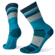 Smartwool Hike Light Striped Crew Socks - Womens, Deep Marlin, Large, SW001238C51-L