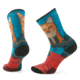 Smartwool Hike Targeted Cushion Geo Fox Print Crew Socks - Womens, Capri, Small, SW002687810100S000