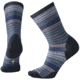 Smartwool Horizon Strip Crew Socks - Womens, Deep Navy Heather, Large, SW006753108