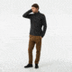 Smartwool Hudson Trail Fleece Half Zip Sweater - Mens, Dark Charcoal, Small, SW016216A53-S